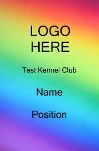 Custom Club or Show Badge