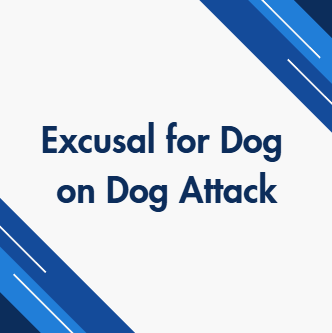 AKC Judge's Excusal for Dog on Dog Attack Form Pad