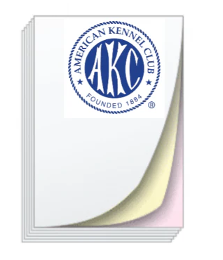 AKC Carbon Paper Forms
