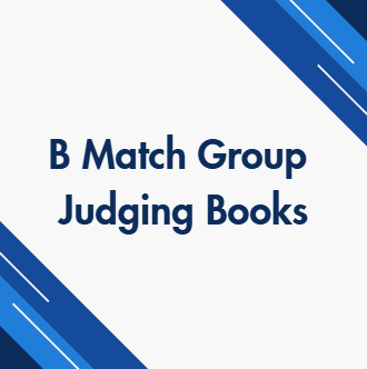 AKC Sanctioned B Match Set of Group Judges Books (Carbon Paper)