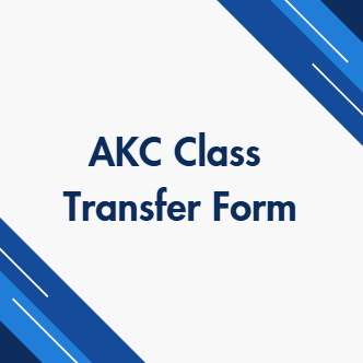 AKC Compliant Class Transfer Form Pad