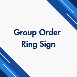 Group Order Laminated Ring Sign