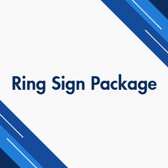 AKC Ring Sign Package